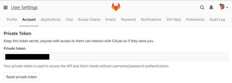 GitLab token