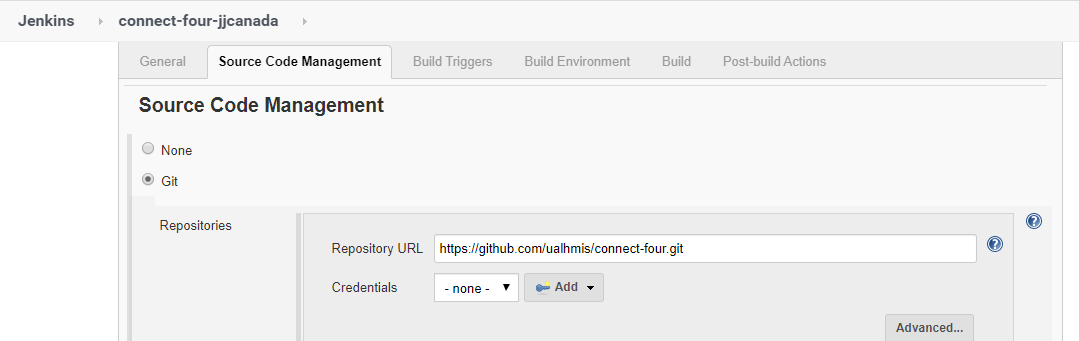 new connect four git url