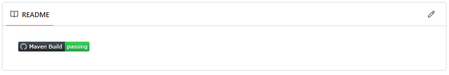 create status badge readme