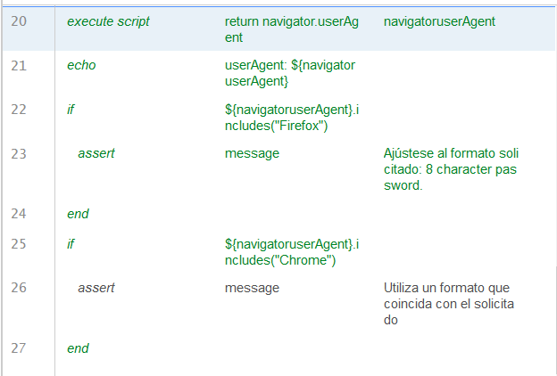 selenium ide conditional navigators